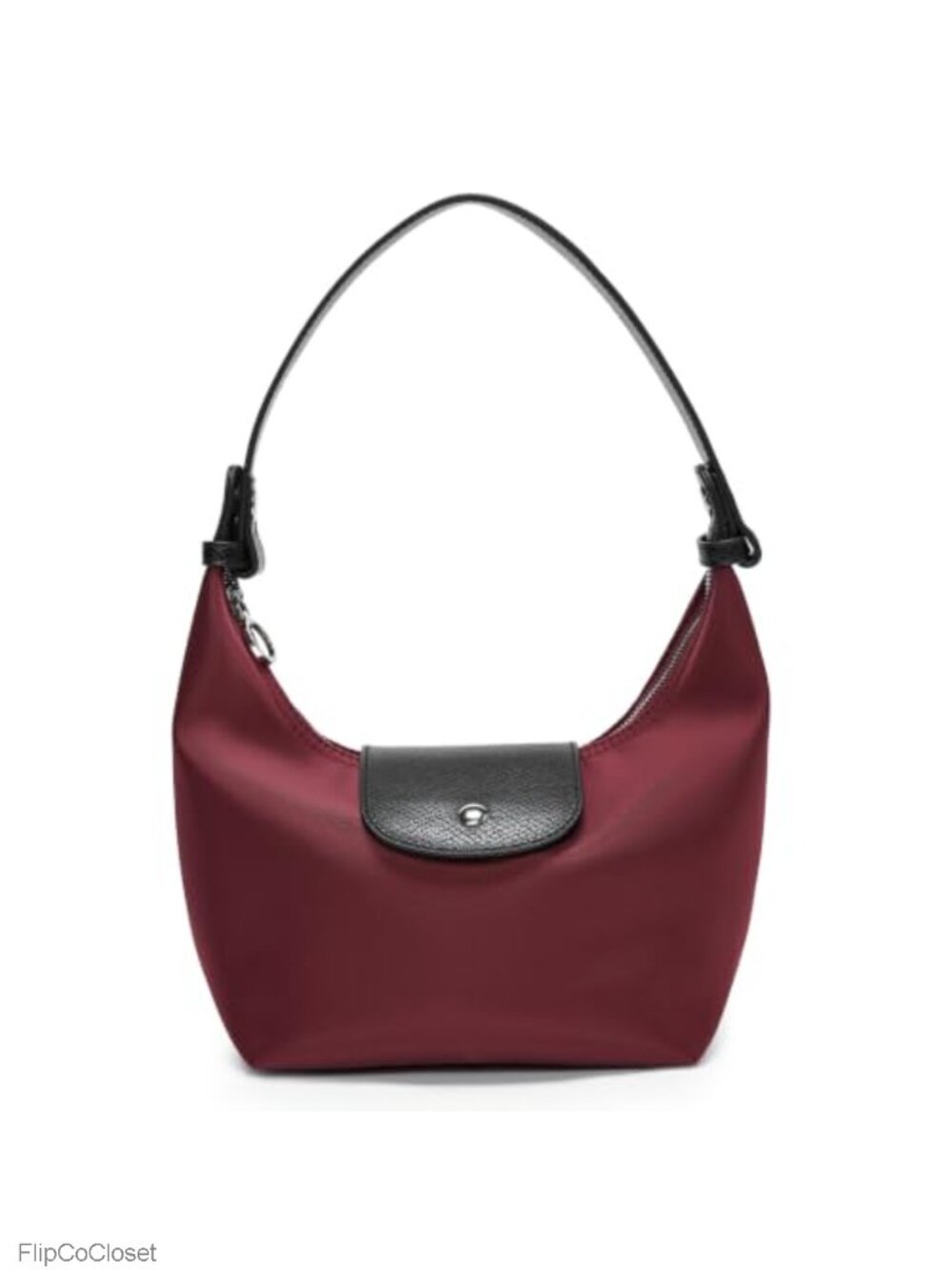 Mini Nylon Crossbody Bag Convertible Crescent Shoulder Purse 3-Way